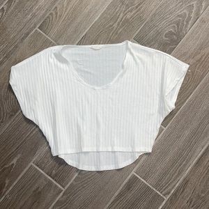 S White Crop Top